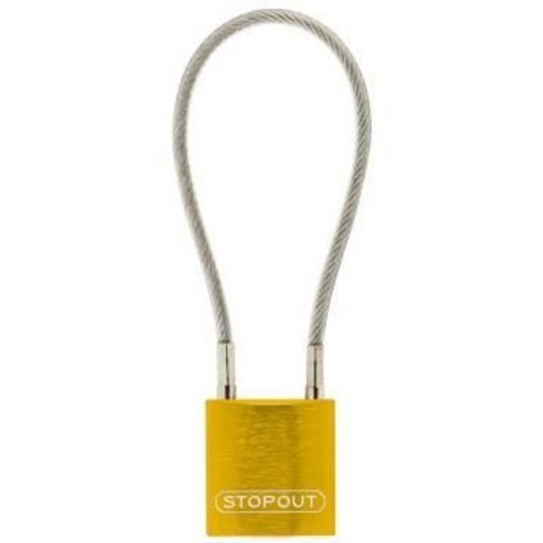 Accuform STOPOUT CABLE PADLOCKS SHACKLE KDL306YL KDL306YL